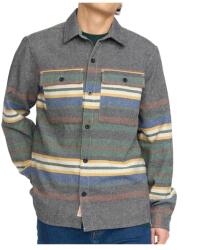 Revolution Мъжка риза с копчета Revolution Utility Shirt Stripes Shirt - Green - размер XXL (033-2976-0115)