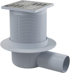 Alca Sifon pentru pardoseala Alca APV1, polipropilena + inox, 105 x 105 mm (APV1)