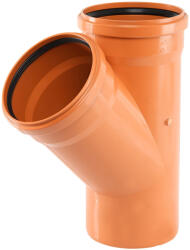 Pestan Ramificatie PVC cu inel, D 200 x 200 mm, 45 grade (10401439)
