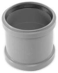 Pestan Mufa dubla PP HTU, pentru imbinare tevi scurgere, DN 125 mm (10202409)