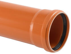 Teraplast Teava PVC pentru scurgere canalizare exterioara, cu inel, multistrat, (V95250062I11000PB)
