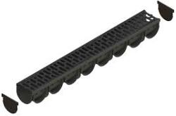 Standartpark Kit rigola Standartpark PP Spark 3 dimensiuni 1000x125x100 mm culoare negru