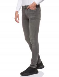 Jack&Jones Jack And Jones Szürke Egyenes Szárú Farmernadrág Koptatott Pamut 29/34 6FA