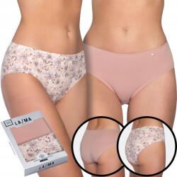 Lama női bugyi 2PAK lézervágott pamut bugyi bikini 2db L-es méret