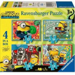 Ravensburger - Puzzle 4v1 Minions - 1 - 39 piese