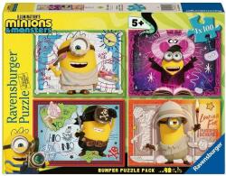 Ravensburger - Puzzle 4x100 Minions & Monsters: Oops - 100 piese
