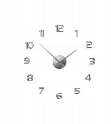 exito design Ezüst matt falióra nappaliba, konyhába modern Little Numbers (HS-732S)