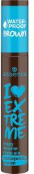Essence Mascara rezistenta la apa I Love Extreme Crazy Volume Nr. 01 Cozy Brown, 12ml, Essence