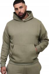 Boohooman Khaki Férfi Kapucnis Pulóver Zsebbel 3XL Z3A* (CMM16697-135-1149)