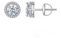 Raizel Cercei din argint, cu pietre moissanit de 0.5CT, Delicate Glow (RZ2023)