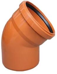TERAPLAST Cot PVC cu inel canalizare 125x30 (6420347009186)