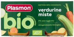 PLASMON Био пюре Plasmon - Микс зеленчуци, 6 м+, 2 х 80 g (3301) - baby