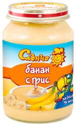 Слънчо Плодов десерт Слънчо - Банани с грис, 190 g (2460) - baby