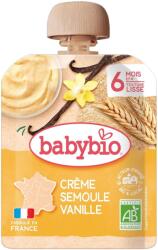 Babybio Био млечен крем Babybio - Грис и ванилия, 6 м+, 85 g (3288131540719) - baby