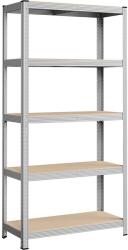 Brius Raft cadru metalic modular pentru depozitare, 5 polite, 180x90x40 cm, sarcina 875 kg, gri (EZ-GLR040EZ03)