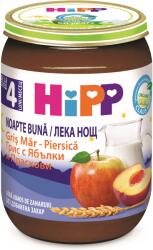 Hipp Био млечна каша Hipp Лека нощ - Грис, ябълка и праскова, 190 g (5509) - baby