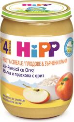 Hipp Био пълнозърнеста каша Hipp - Праскова, ябълка и ориз, 190 g (4703) - baby