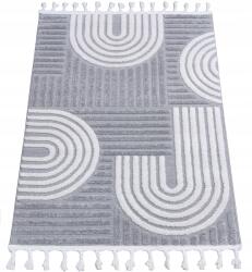 Rugo Boho Szőnyeg 120x170 Hálószoba Nappaliba Szürke Loft (Rugo)