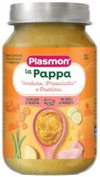PLASMON Пюре Plasmon - Зеленчуци с бебешка паста и свинско месо, 7+ м, 200 g (2724) - baby