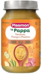 PLASMON Пюре Plasmon - Зеленчуци с бебешка паста и говеждо месо, 7+ м, 200 g (2731) - baby