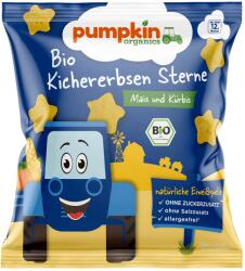 Pumpkin Organics Био звездички от нахут Pumpkin Organics - С царевица и тиква, 20 g (202689) - baby