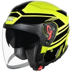 SMK Helmets Casca moto open face SMK GTJ negru galben fluo (d457f5-1416-9844-1277-1357)