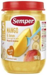 Semper Плодово пюре Semper - Манго с банани, 190 g (9510) - baby