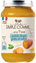 Simple Comme Зеленчуково пюре Simple Comme - С див хек и сладък картоф, 6 м+, 190 g /конвенционално/ (3288131900650) - baby