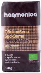 Harmonica Био обикновени бисквити с краве масло и какао Harmonica - 150 g (2085) - baby