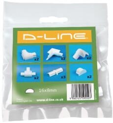 D-LINE Set mixt accesorii fixare canal D-Line