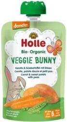 Holle Био зеленчуков пауч Holle - Моркови, сладък картоф и грах, 100 g (7061) - baby