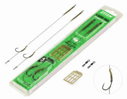 Zfish Curve Shank Carp Rig, előkötött mikroszakállas horog, 2 db/csomag (ZF-5964)