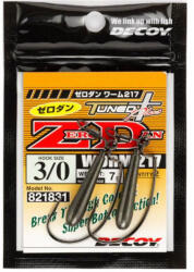 Decoy Worm 217 Zero-Dan #4/0 7gr Súlyozott Offset Horog 2db (821848)