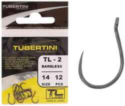 Tubertini TL-2 Szakáll nélküli, 12 Pontyozó Horog 12db (4400112)