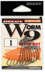 Decoy Worm 9 Upper Cut 1 Offset Horog 9db (802038)