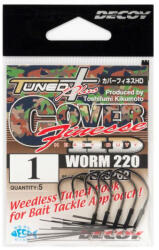 Decoy Worm 220 Cover Finesse HD 3/0 Bokorugró Horog 4db (823293)