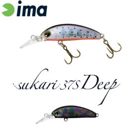 Ima Sukari 37S Deep 3, 7cm 3gr 013 Titanium Black Wobbler (SU37D-013)