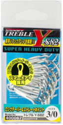 Decoy Y-S82 Super Heavy Duty #3/0 Füles Szakállas Háromágú Horog 8db (400067)