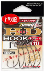 Decoy Worm 117 HD 3/0 Offset Horog Forgóval 4db (818299)
