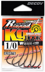 Decoy Worm 417 Ringed KG 3/0 Offset Horog 4db (828892)