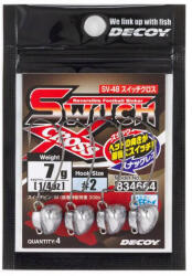 Decoy SV-48 Switch Cross #1 9gr Jig Fej 4db (834671)
