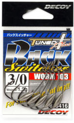 Decoy Worm 103 Back Swicher #5/0 2, 0gr Súlyozott Offset Horog 4db (813430)