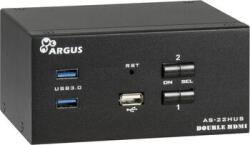 Inter-Tech Switch KVM Inter-Tech IPC AC-22HUS HDMI 4K negru (88887410)