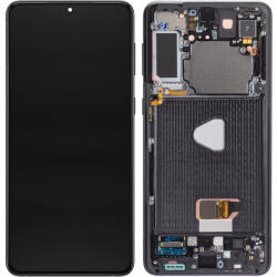 Samsung Display cu Touchscreen Samsung Galaxy S21+ 5G G996, cu Rama, Negru, Service Pack GH82-27268A