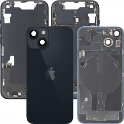 Apple Capac Baterie Apple iPhone 14, Cu Carcasa Mijloc, Full Parts, Negru (Midnight), Swap