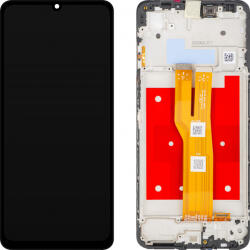 Samsung Display cu Touchscreen Samsung Galaxy A07 4G A075, cu Rama, Gri, Service Pack GH81-28044A