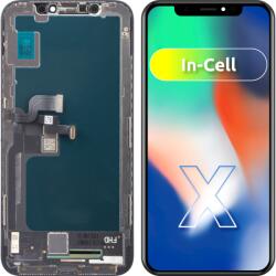 ZY Display cu Touchscreen ZY pentru Apple iPhone X, cu Rama, Versiune LCD In-Cell, Negru - koubsolutions