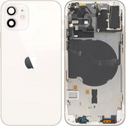 Apple Capac Baterie Apple iPhone 12, Cu Carcasa Mijloc, Alb, Swap Premium