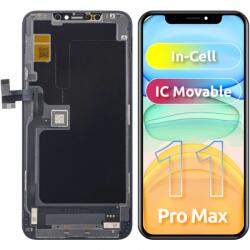 JK Display cu Touchscreen JK pentru Apple iPhone 11 Pro Max, cu Rama, Versiune LCD In-Cell IC Movable, Negru