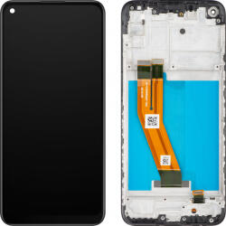 MP Display cu Touchscreen MP compatibil cu Samsung Galaxy A11 A115 / M11 M115, cu Rama, Negru - koubsolutions